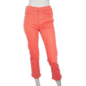 MOTHER Denim Tomcat Ankle Jeans Paradise Pink Size 26